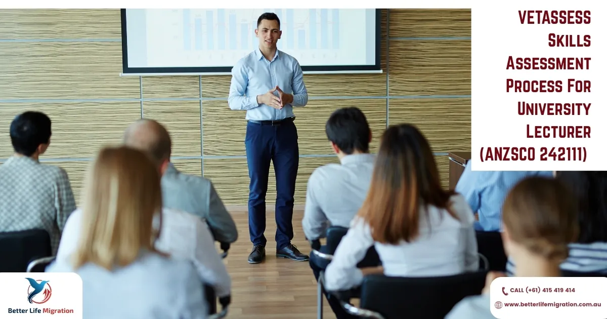 University Lecturer skills assessment Australia